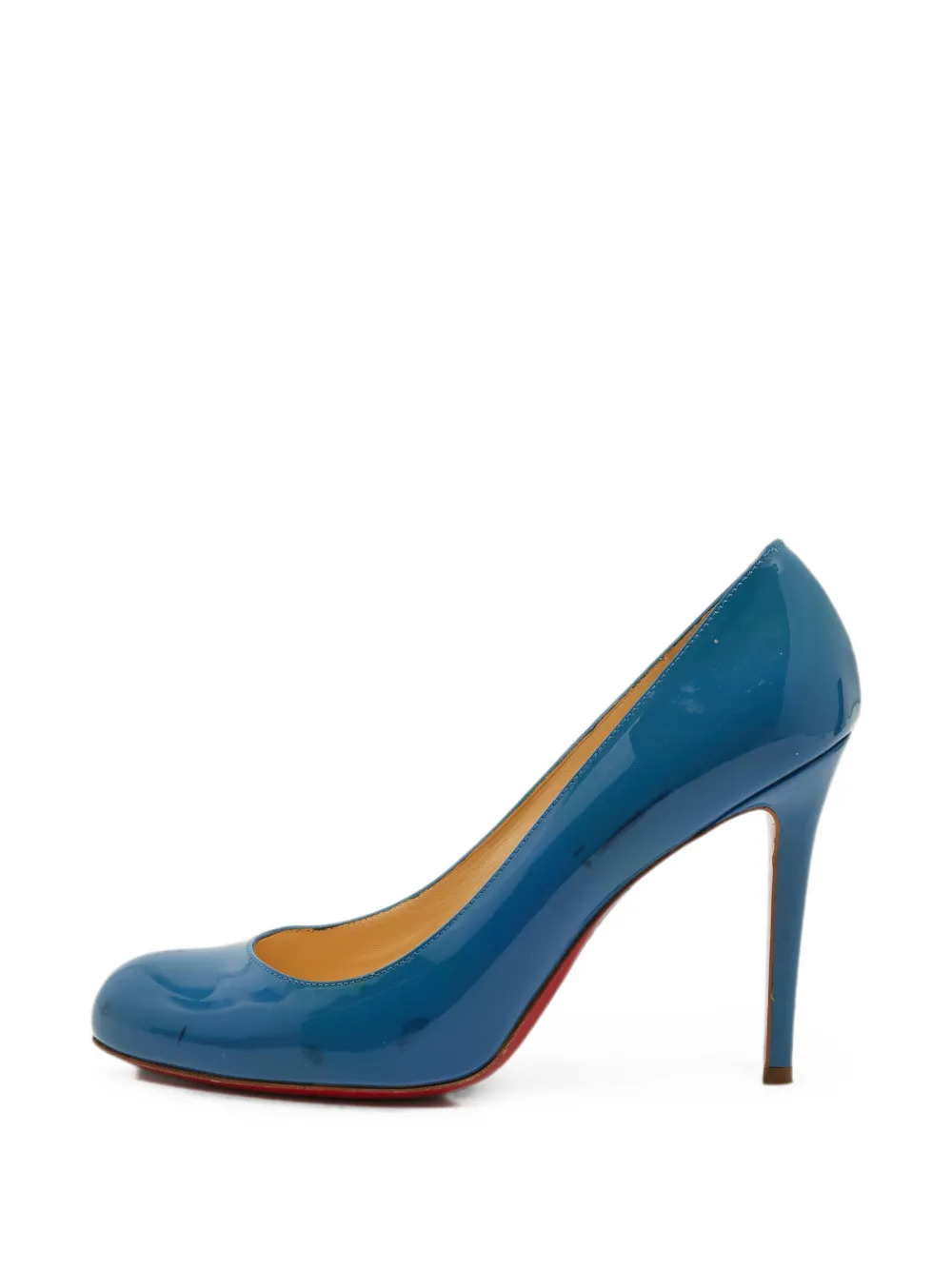 Christian Louboutin Pre-Owned Simple round-toe pumps - Blau