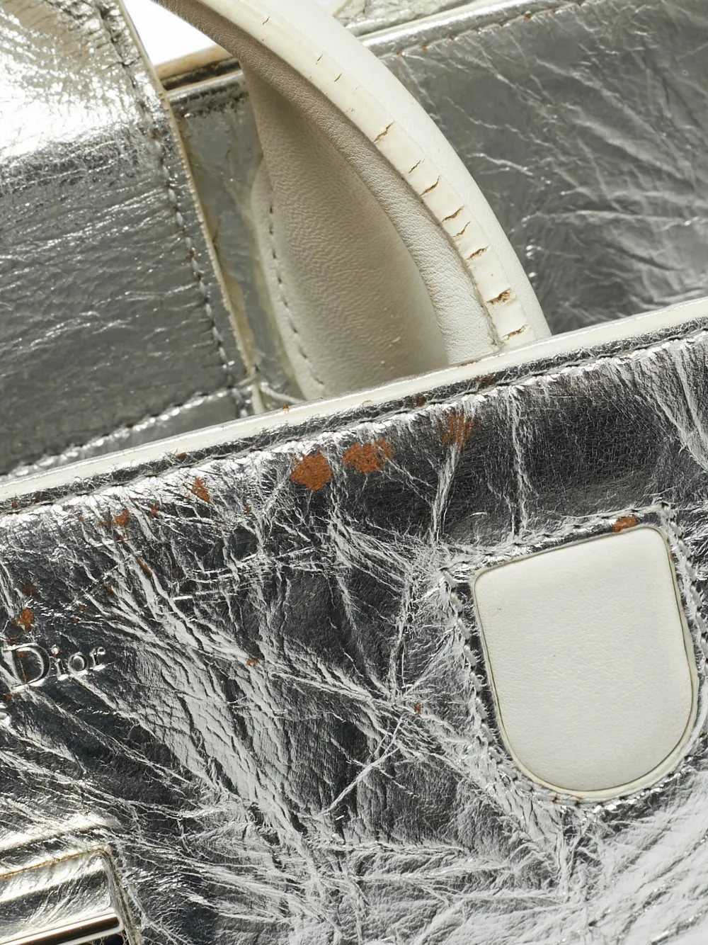 Christian Dior Pre-Owned 2016 medium Diorever leren shopper Zilver