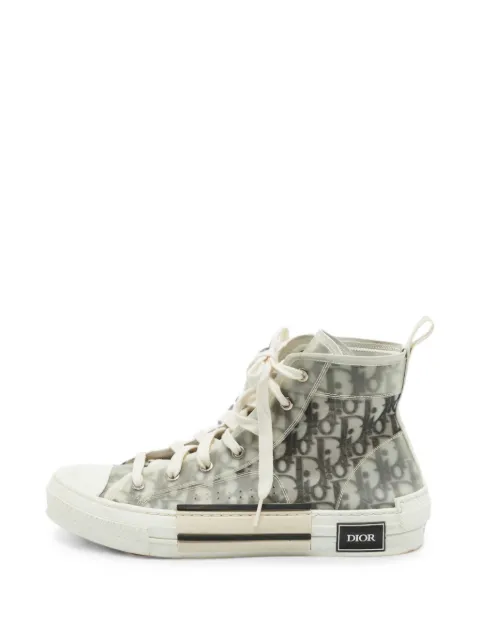 Christian Dior Pre-Owned B23 Oblique-pattern sneakers