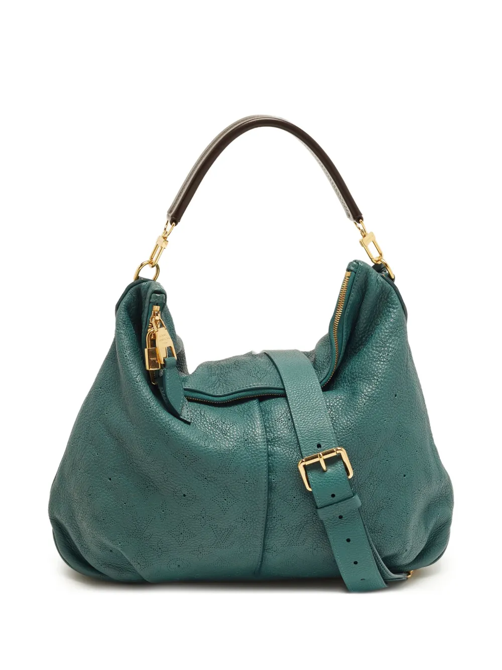 Louis Vuitton Pre-Owned Selene MM Mahina shoulder bag - Green