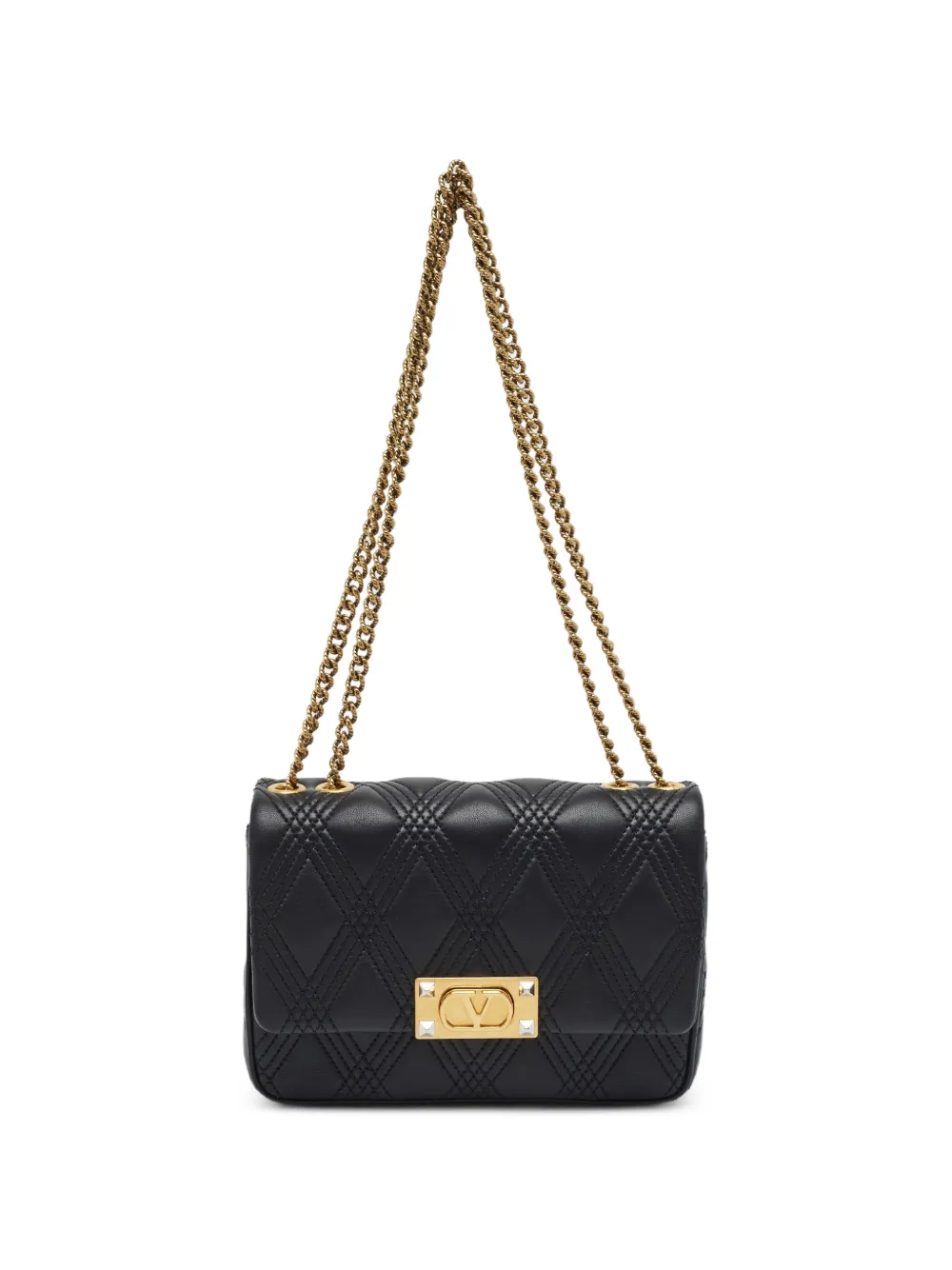 Valentino Garavani Pre-Owned Quiltie 67 shoulder bag - Black