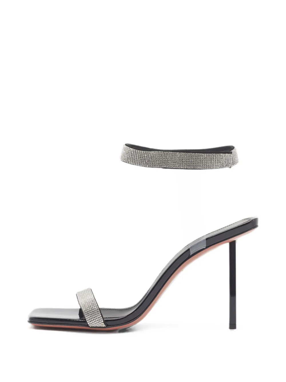 Amina Muaddi Rih crystal-embellished heeled sandals - Schwarz