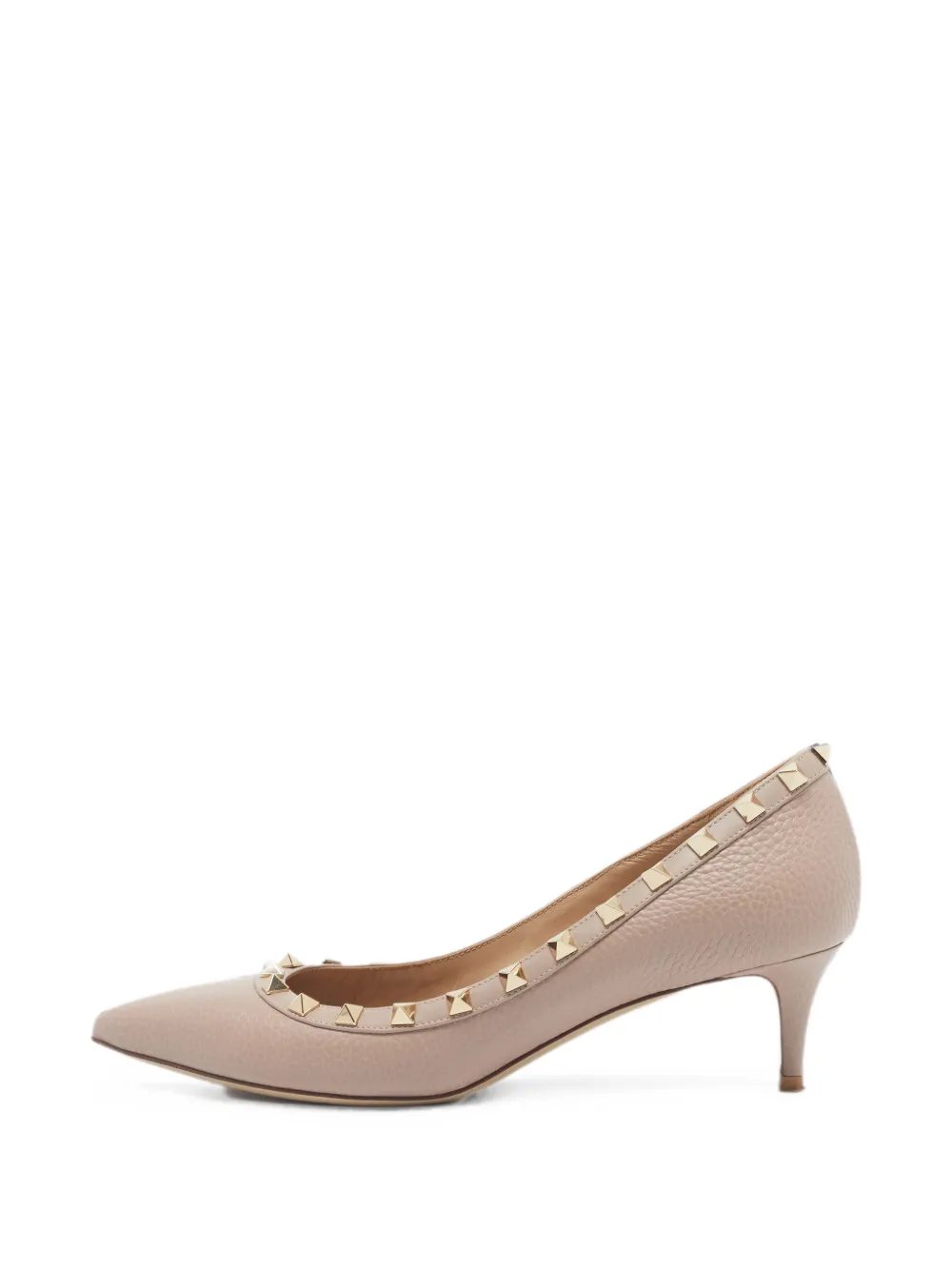Valentino Garavani Pre-Owned Rockstud pointed toe pumps - Nude