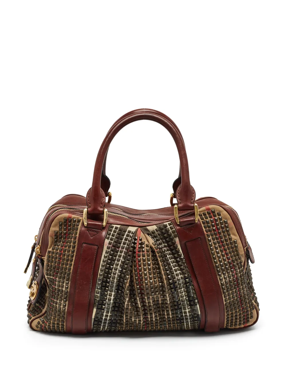 Burberry Pre-Owned Ashbury Knight satchel bag - Marrone