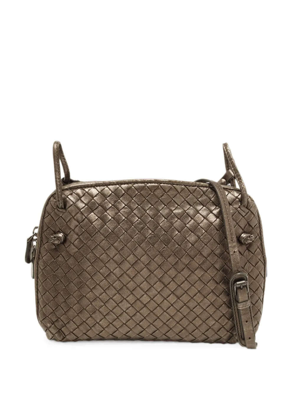 Bottega Veneta Pre-Owned Nodini cross-body bag - Brown
