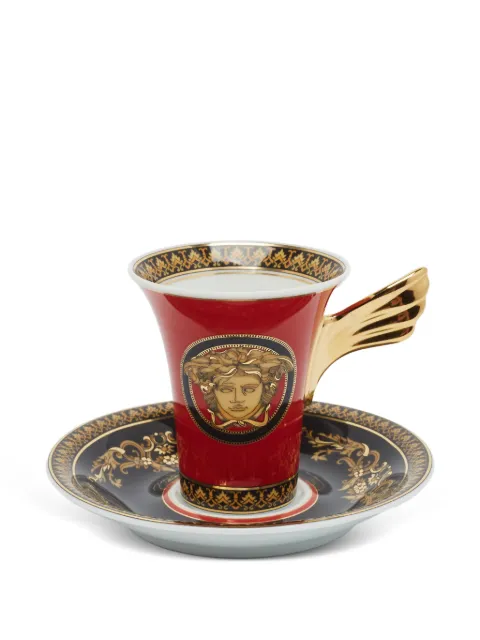 Versace Pre-Owned juego de taza y plato Medusa Ikarus de Versace Pre-Owned x Rosenthal
