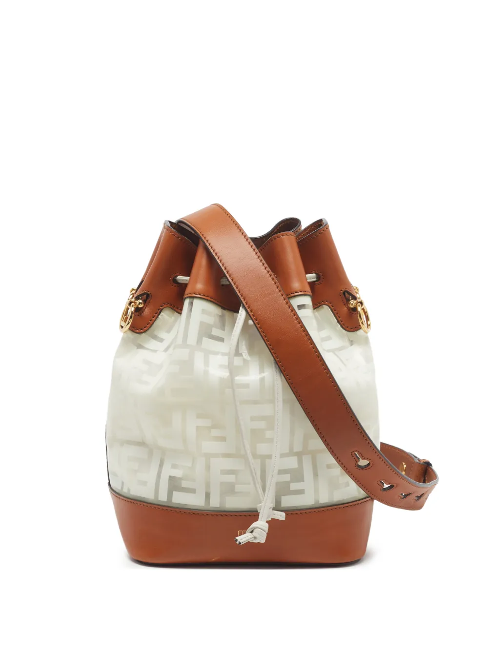Fendi Pre-Owned 2019 Mon Tresor Zucca bucket bag - Weiß