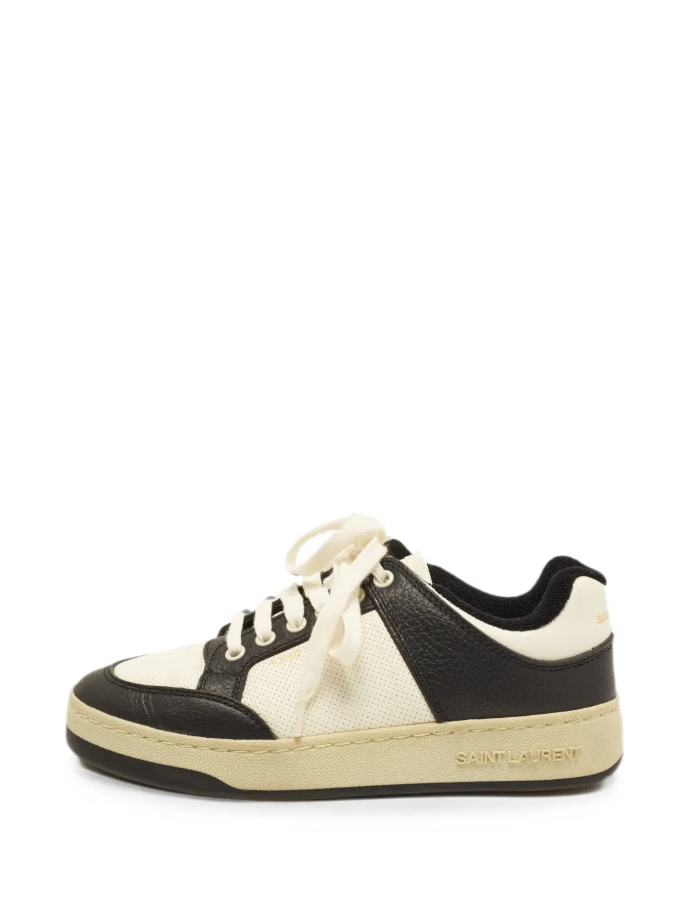 Saint Laurent Pre-Owned SL/61 lace-up sneakers - Bianco