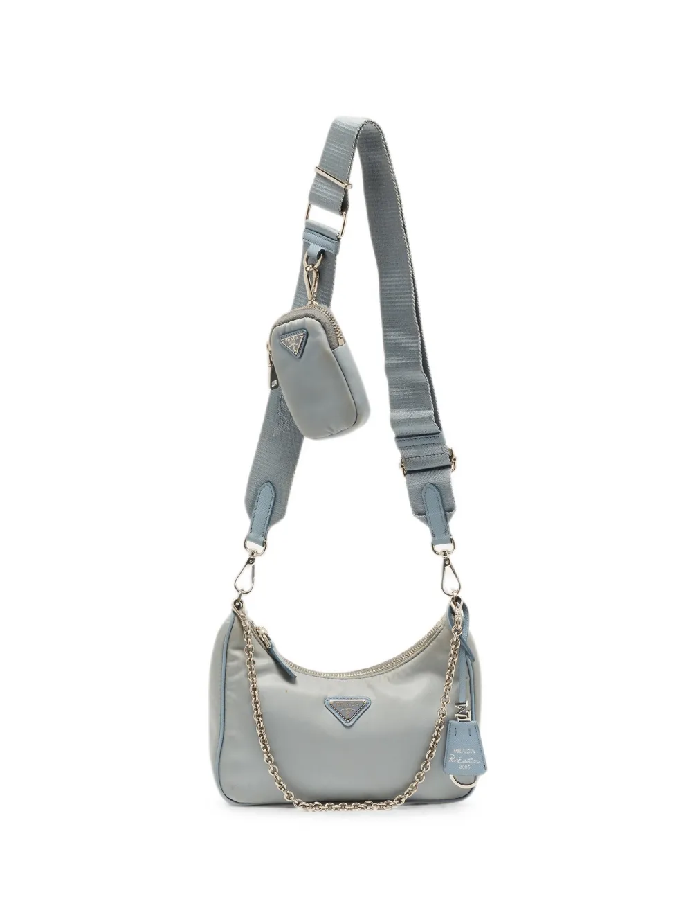 Prada Pre-Owned Re-Edition 2005 shoulder bag - Blu