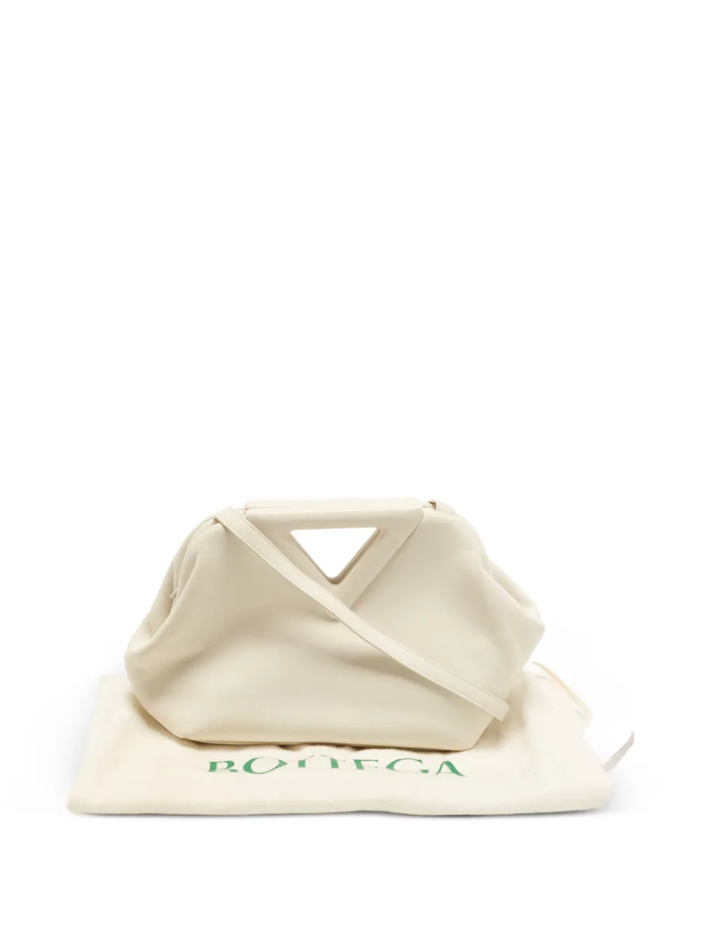 Bottega Veneta Pre-Owned Point kleine shopper Wit