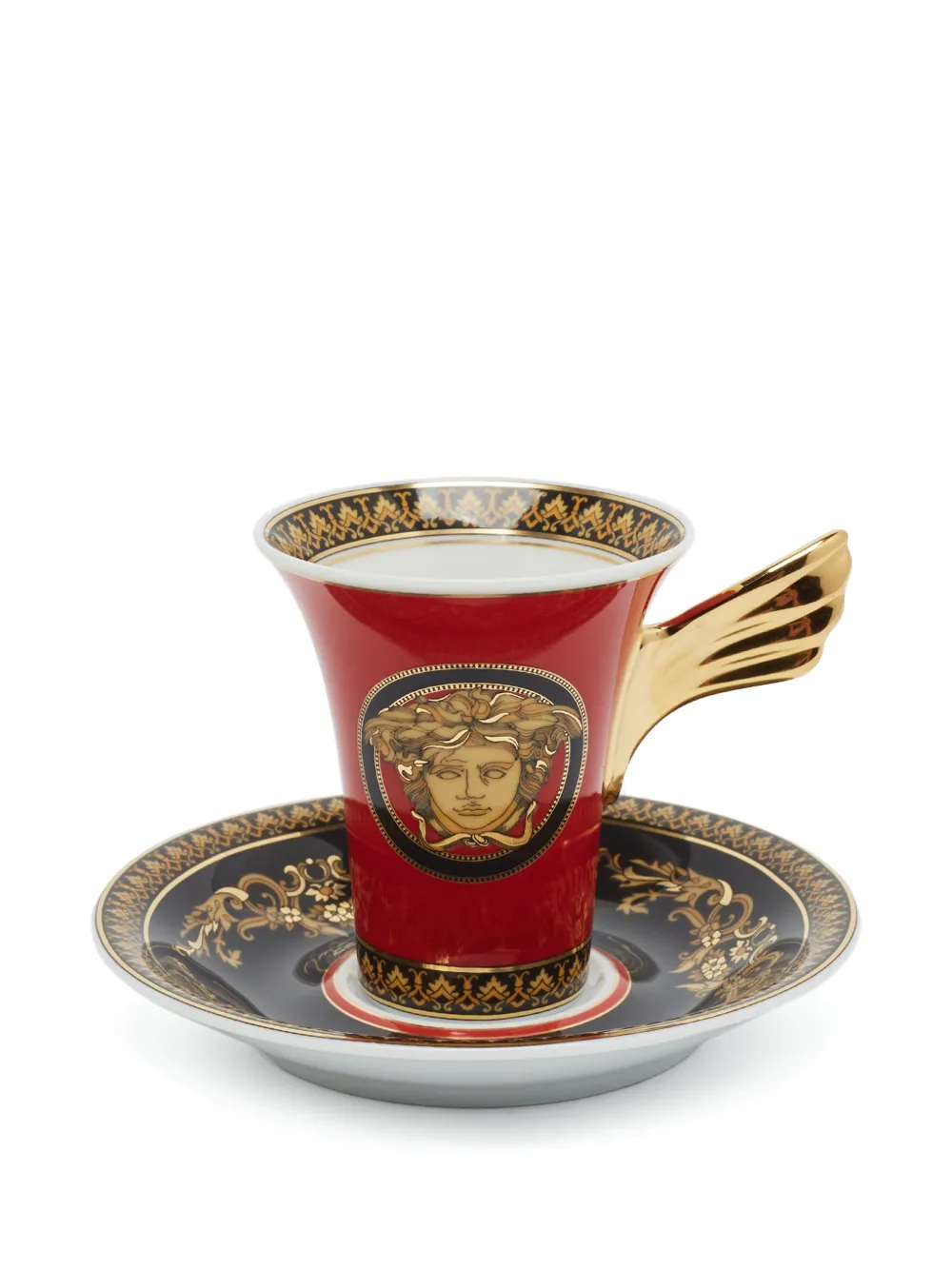Versace Pre-Owned Medusa Ikarus cup and saucer - Red