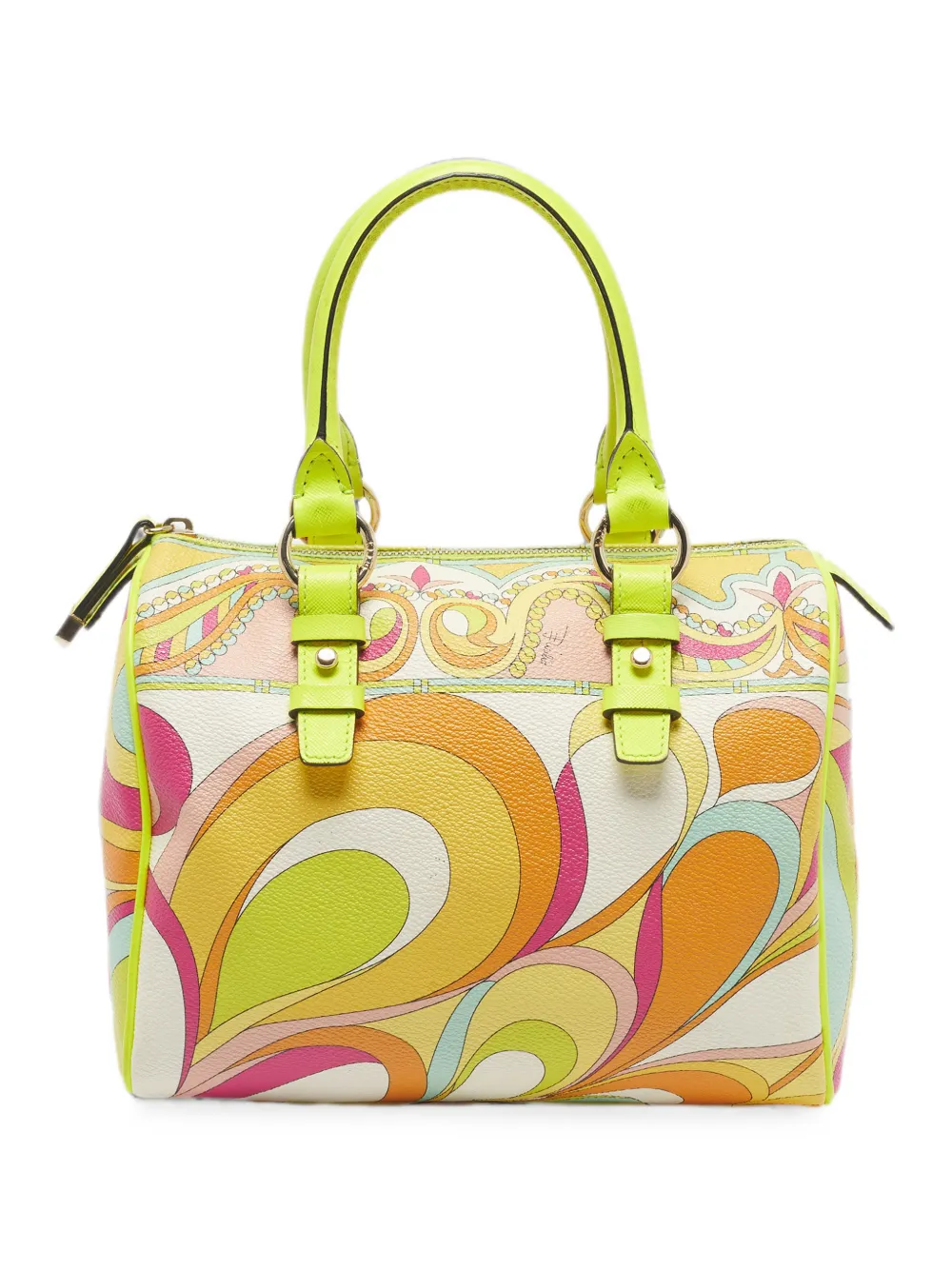 Pre-owned Pucci Graphic-print Tote Bag In Neutral