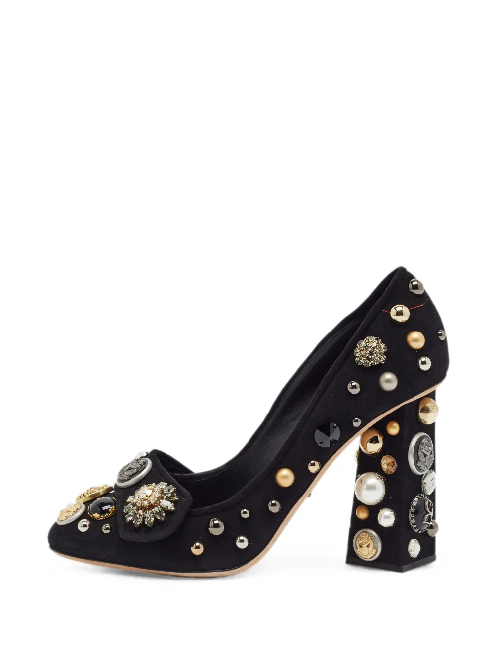 Dolce & Gabbana Pre-Owned block-heel pumps - Nero