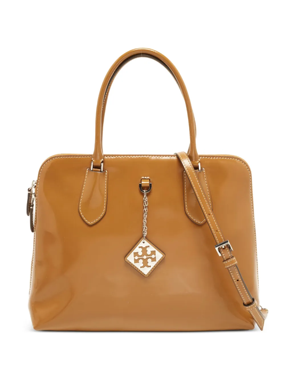 Tory Burch Polish Swing tote bag - Marrone