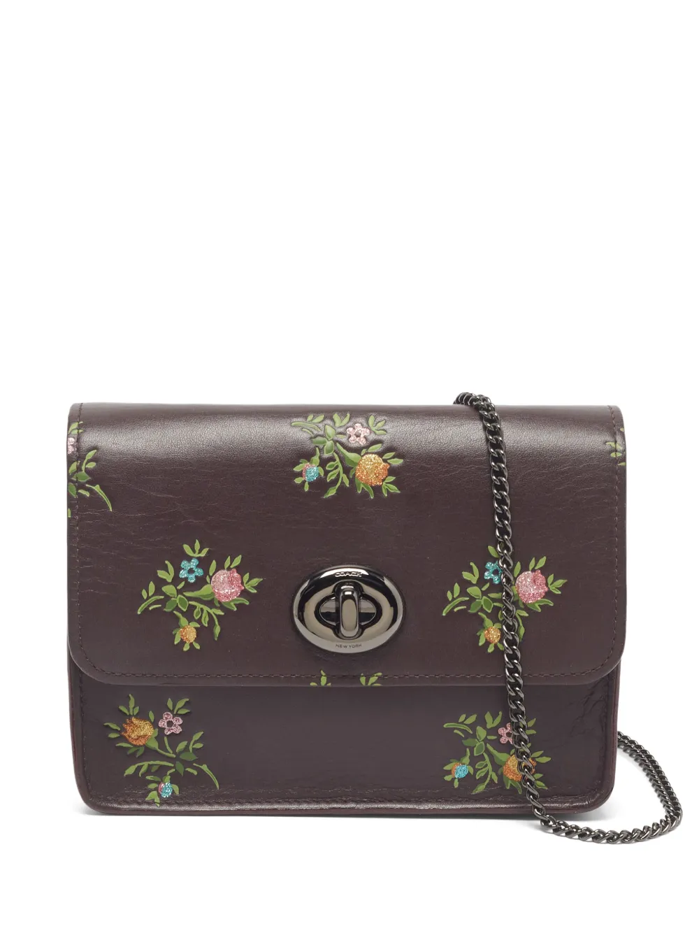 Coach Bowery floral-print shoulder bag - Rosso
