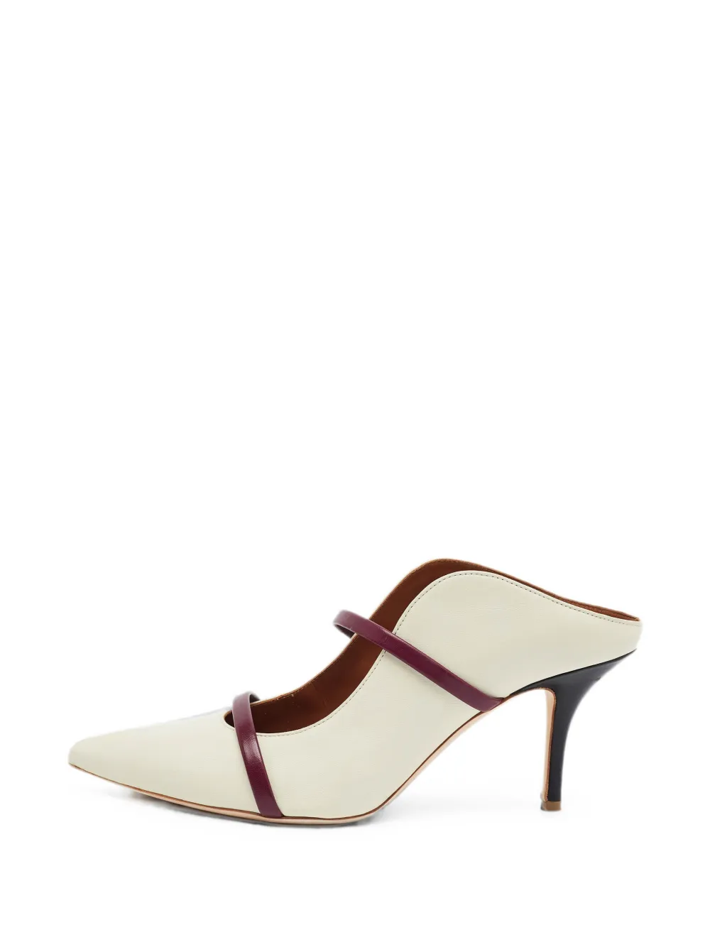 Malone Souliers Maureen curved-strap mules - White
