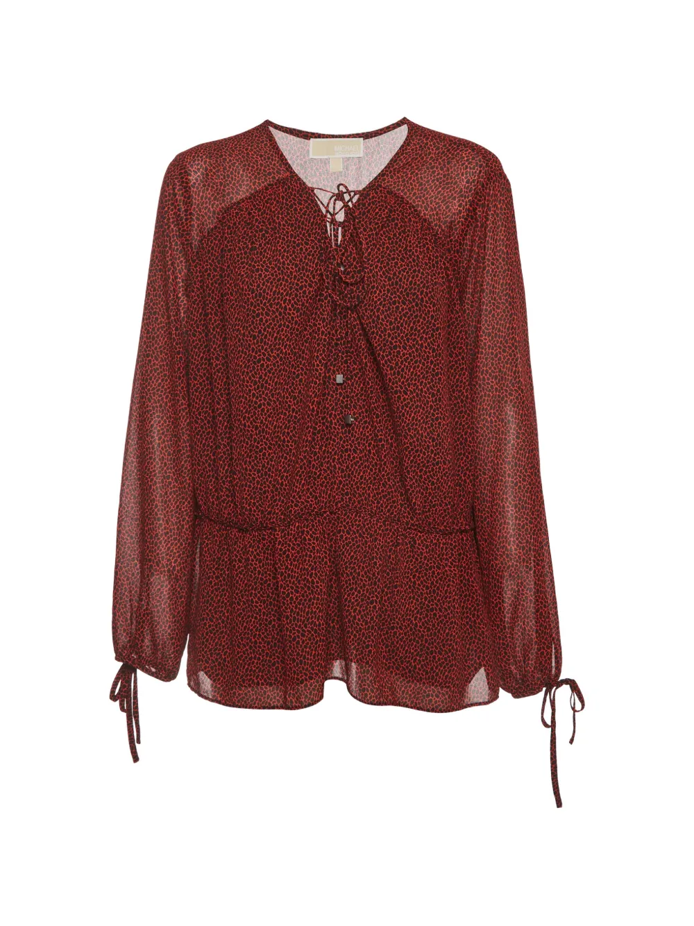 Burberry Pre-Owned animal-print blouse - Rosso