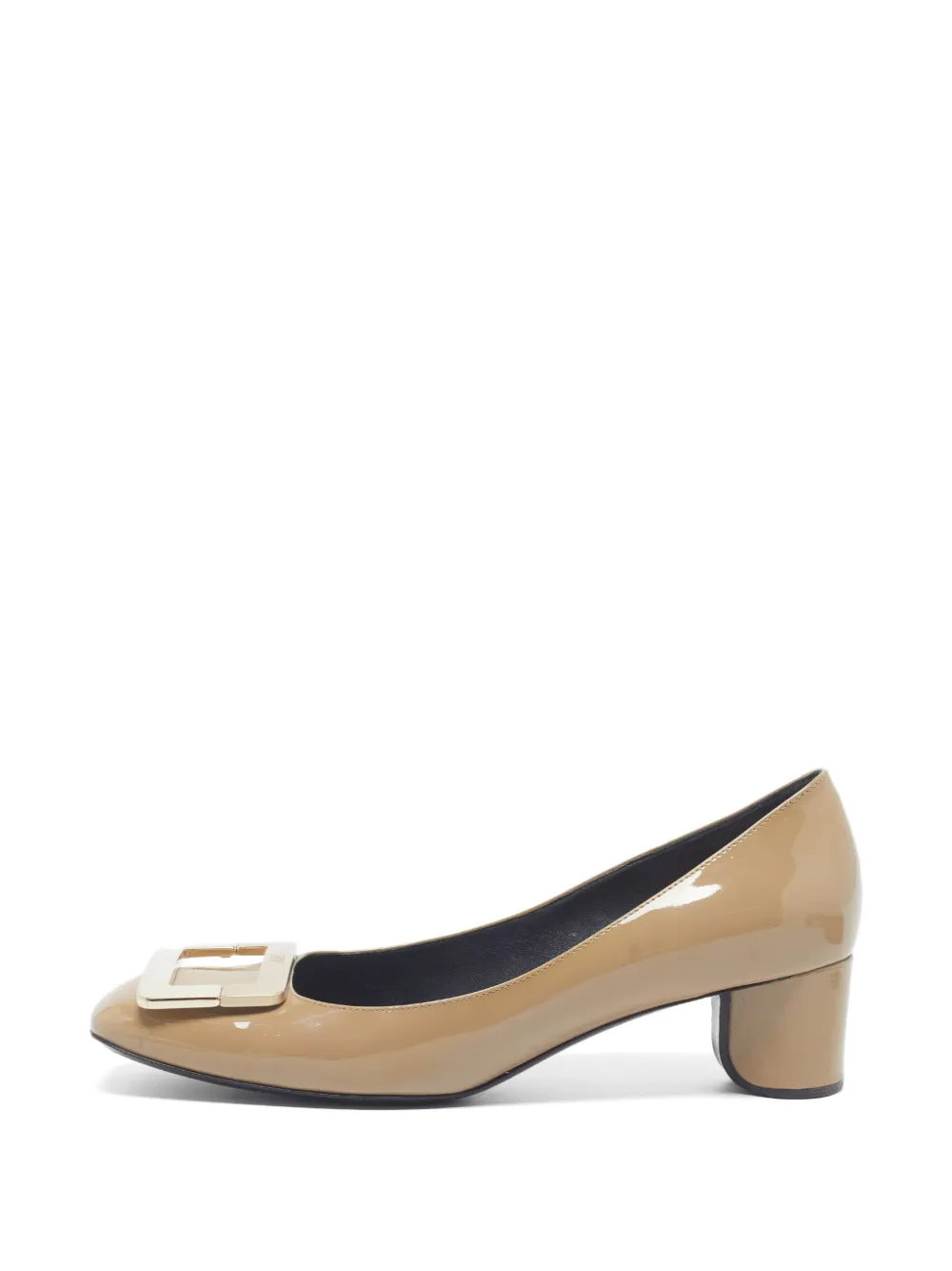 Roger Vivier Vintage Belle Vivier buckle pumps - Nude