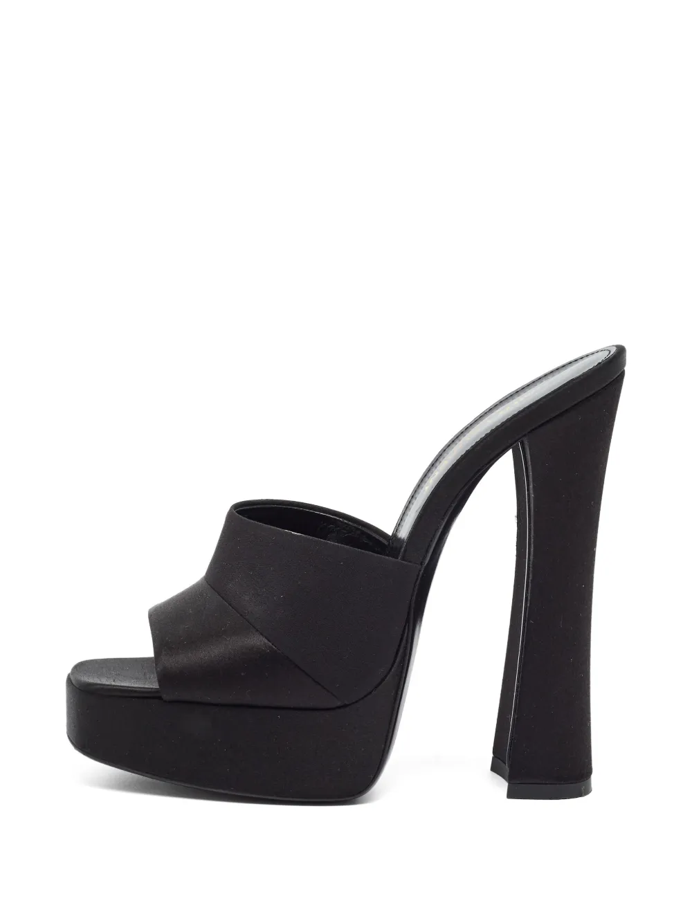 Saint Laurent Pre-Owned Boogie platform sandals - Nero
