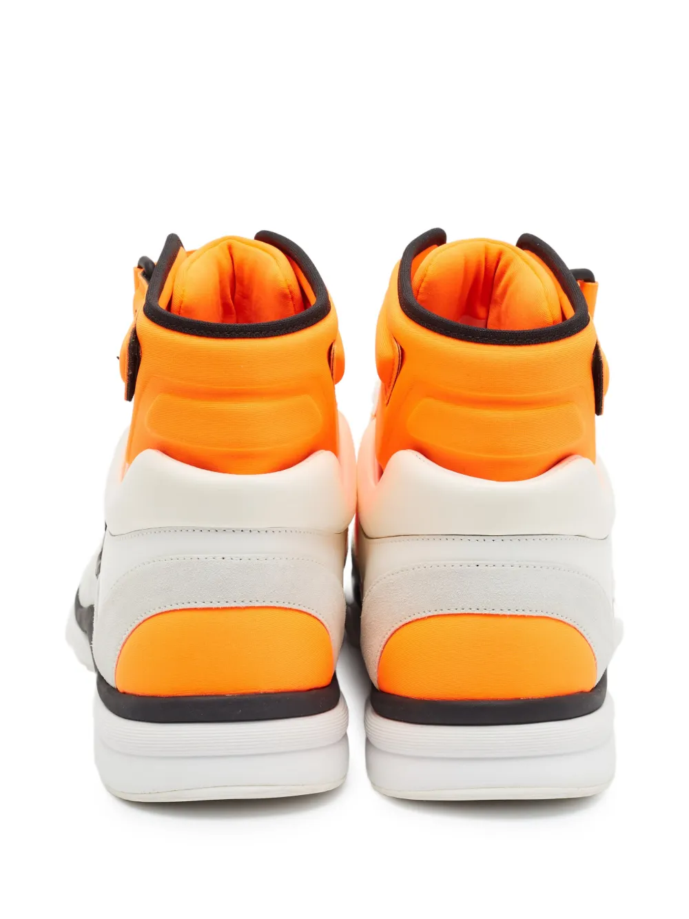 CHANEL Pre-Owned CC high-top Sneakers | Orange | FARFETCH