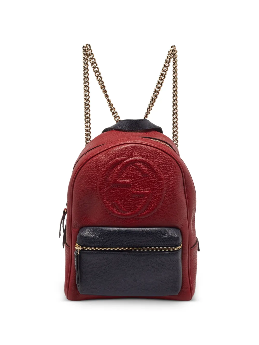 Gucci Pre-Owned Soho chain backpack - Rosso
