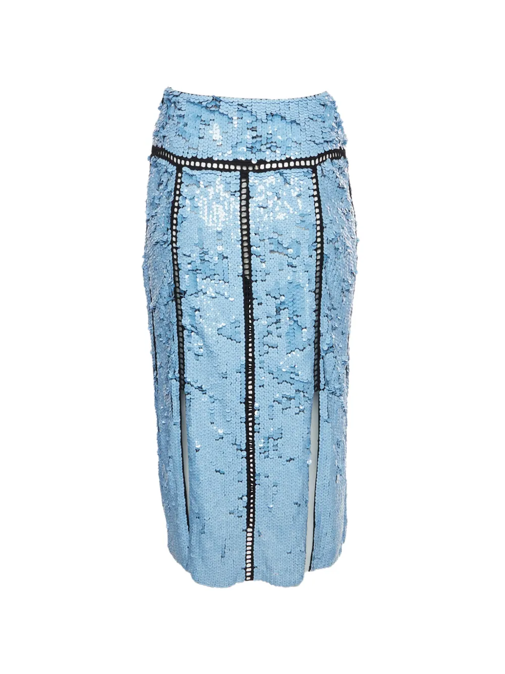 PUCCI Pre-Owned sequin-embellished midi skirt - Blu