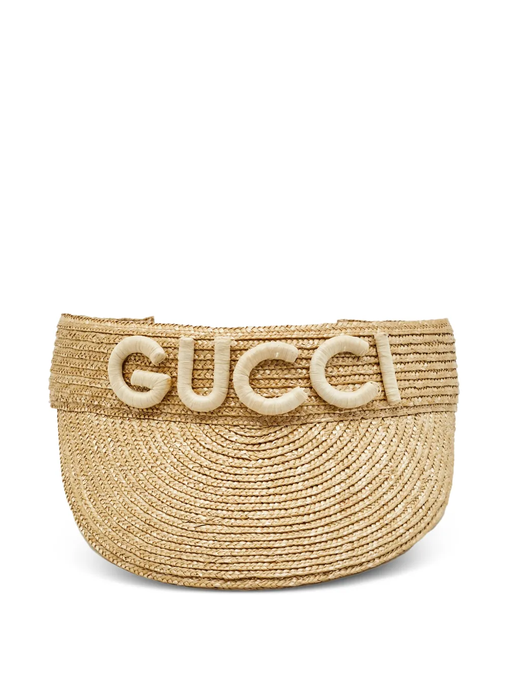 Gucci Pre-Owned Stella logo-embellished visor - Nude