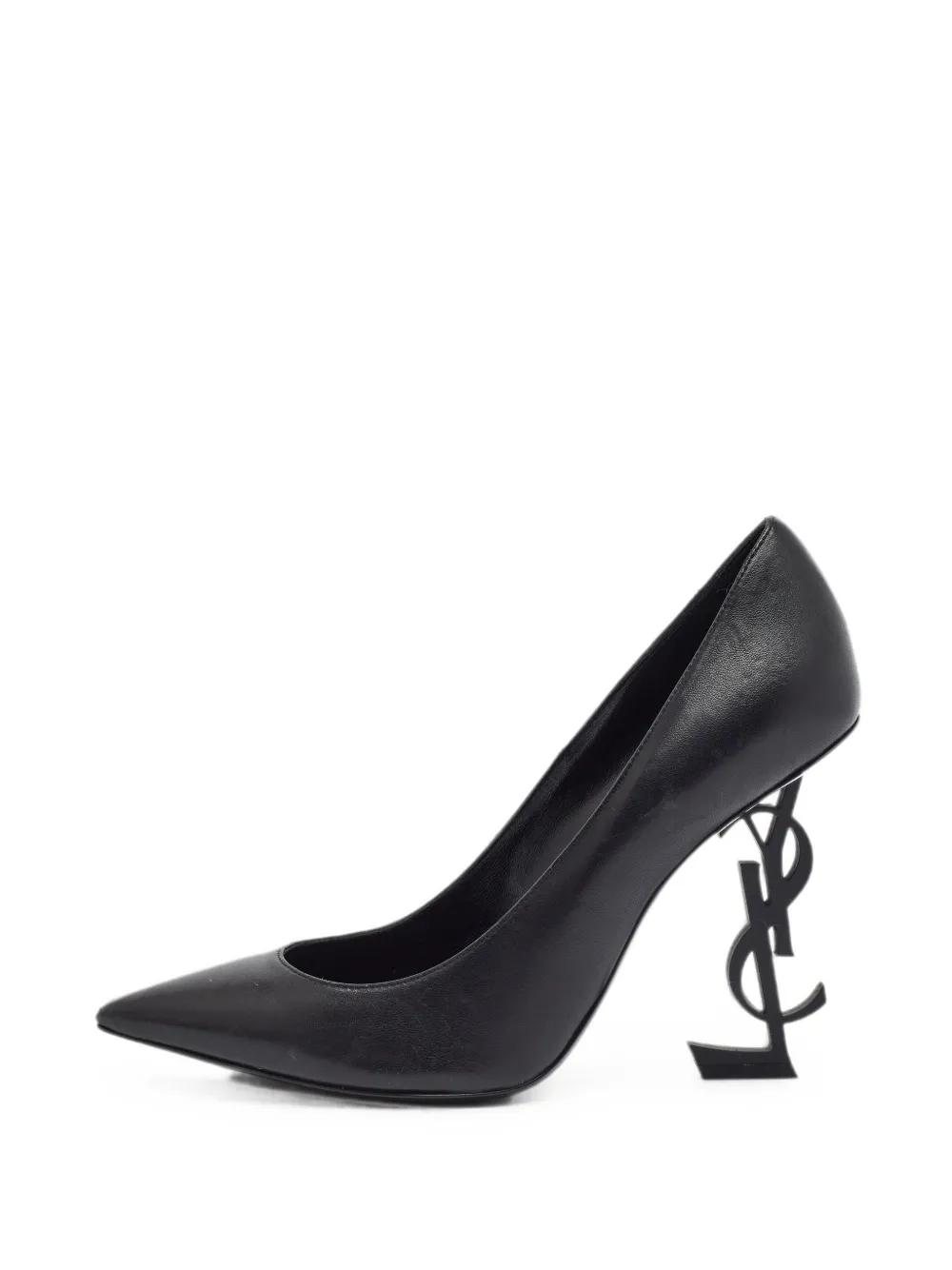 Saint Laurent Pre-Owned Opium YSL logo pumps - Nero