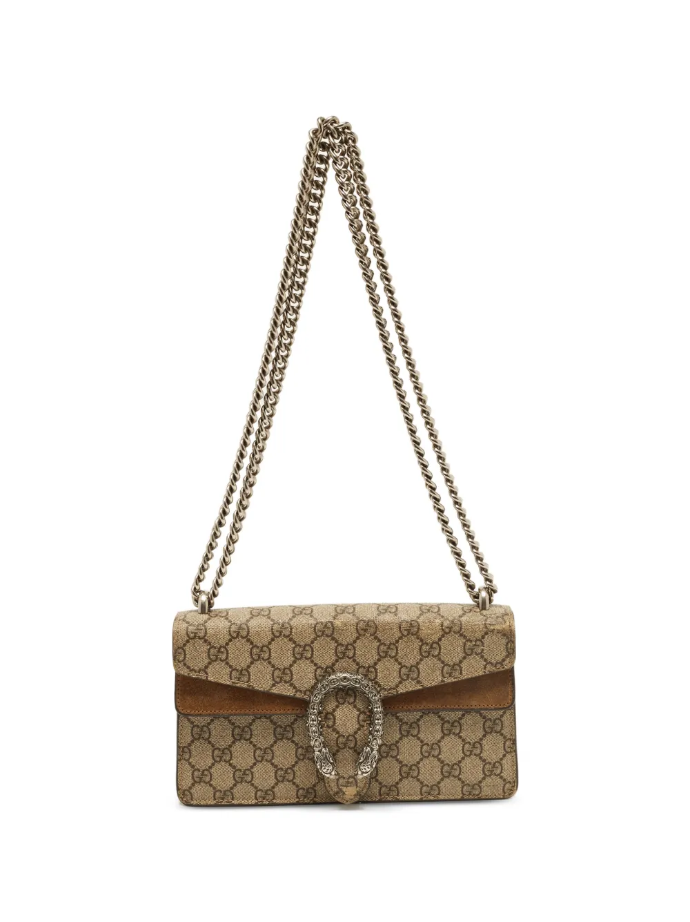 Gucci Pre-Owned Dionysus GG Supreme shoulder bag - Nude