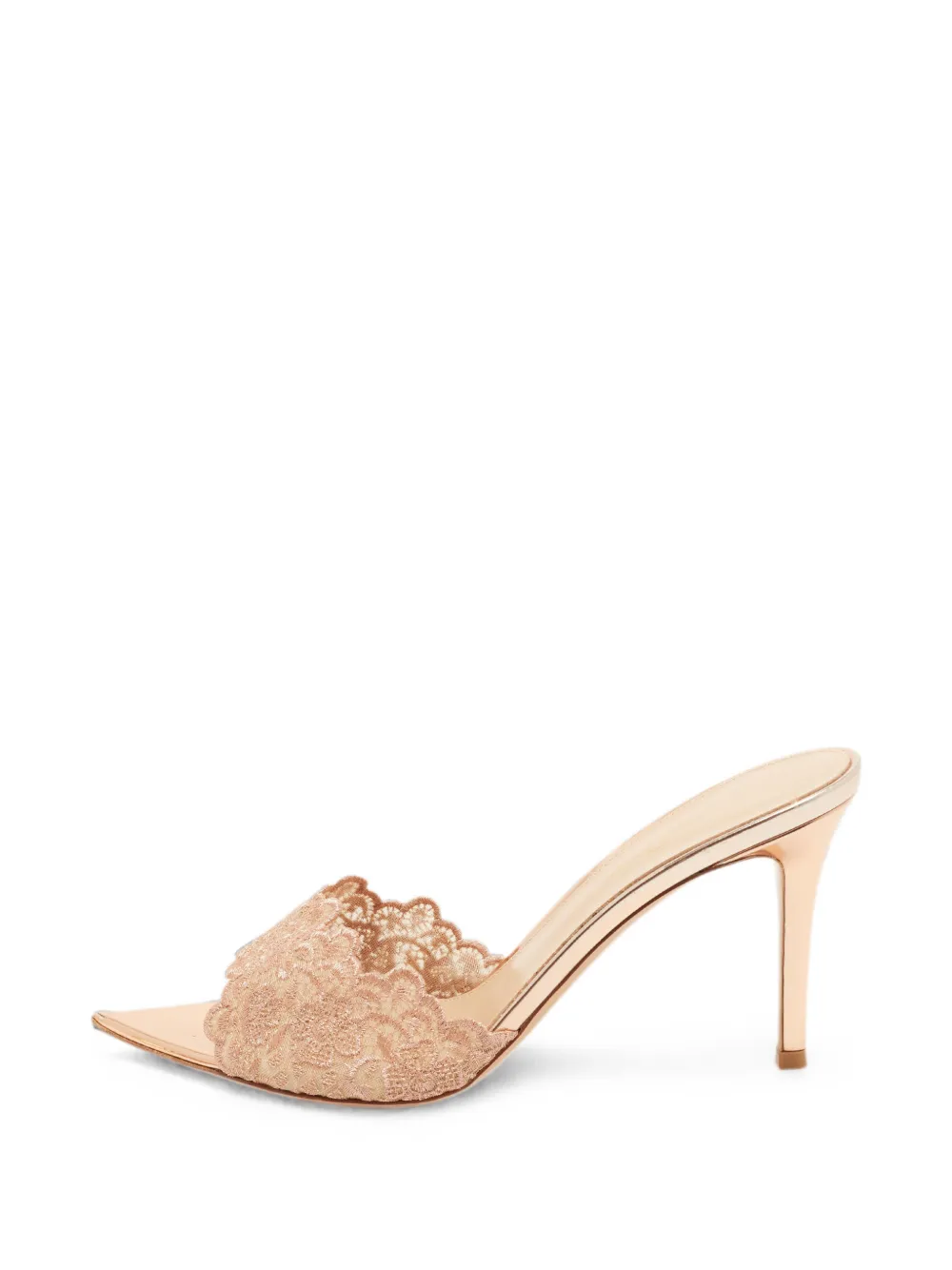 Gianvito Rossi Dorotea lace sandals - Rosa