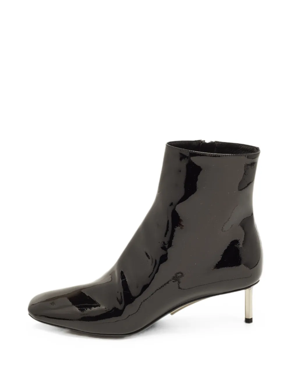 Off-White Pre-Owned Allen leather ankle boots - Schwarz