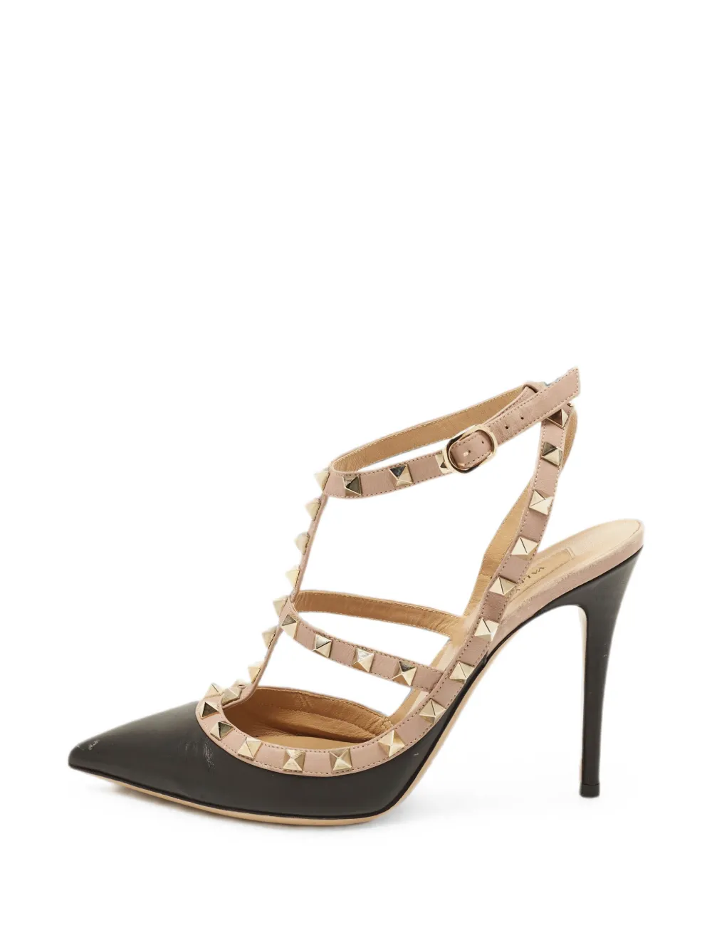 Valentino Garavani Pre-Owned Rockstud pointed-toe pumps - Rosa