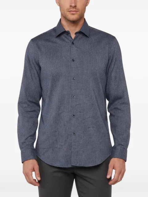BOSS Elliot geometric-print shirt