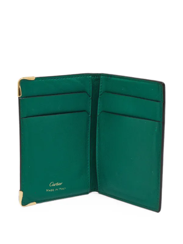 Cartier Must De Cartier Leather Cardholder | Green | FARFETCH