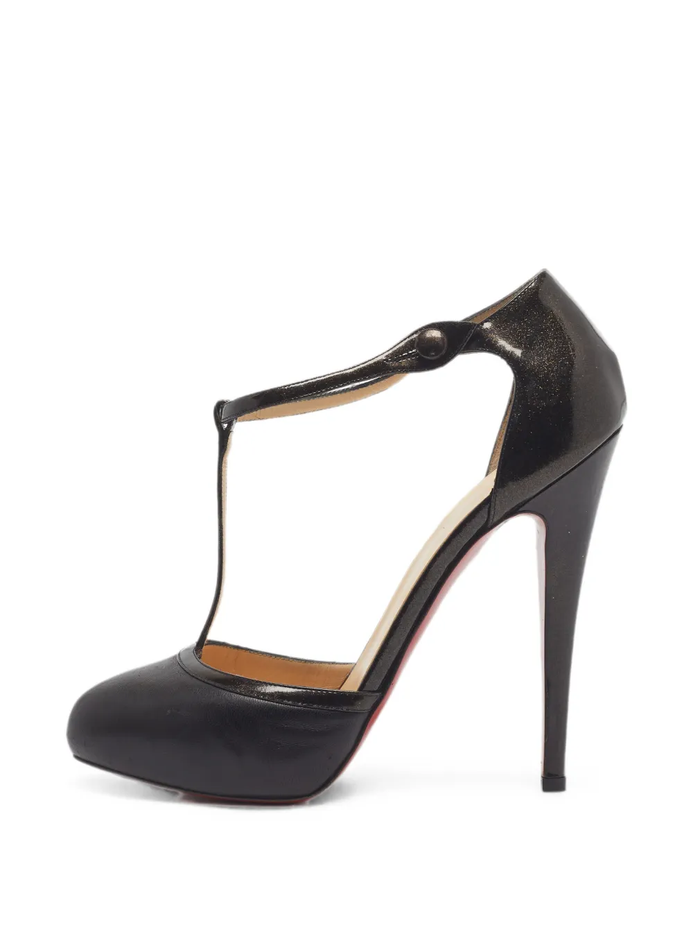 Christian Louboutin Pre-Owned T-bar platform pumps - Schwarz