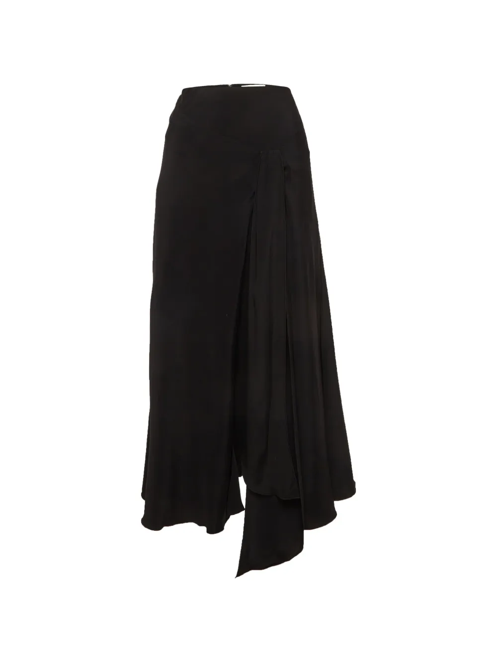 Victoria Beckham Asymmetrischer Midirock - Schwarz