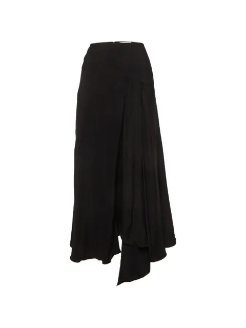 Victoria Beckham draped asymmetric midi skirt