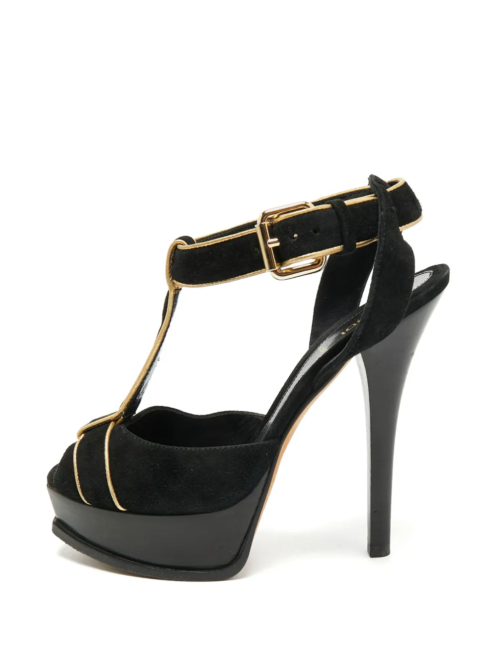 Fendi Pre-Owned Spuntata suede heeled sandals - Schwarz