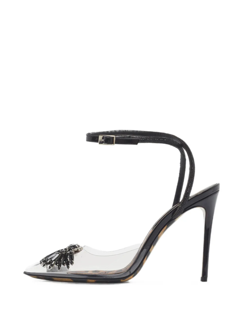 Philipp Plein crystal-embellished heeled pumps - Weiß