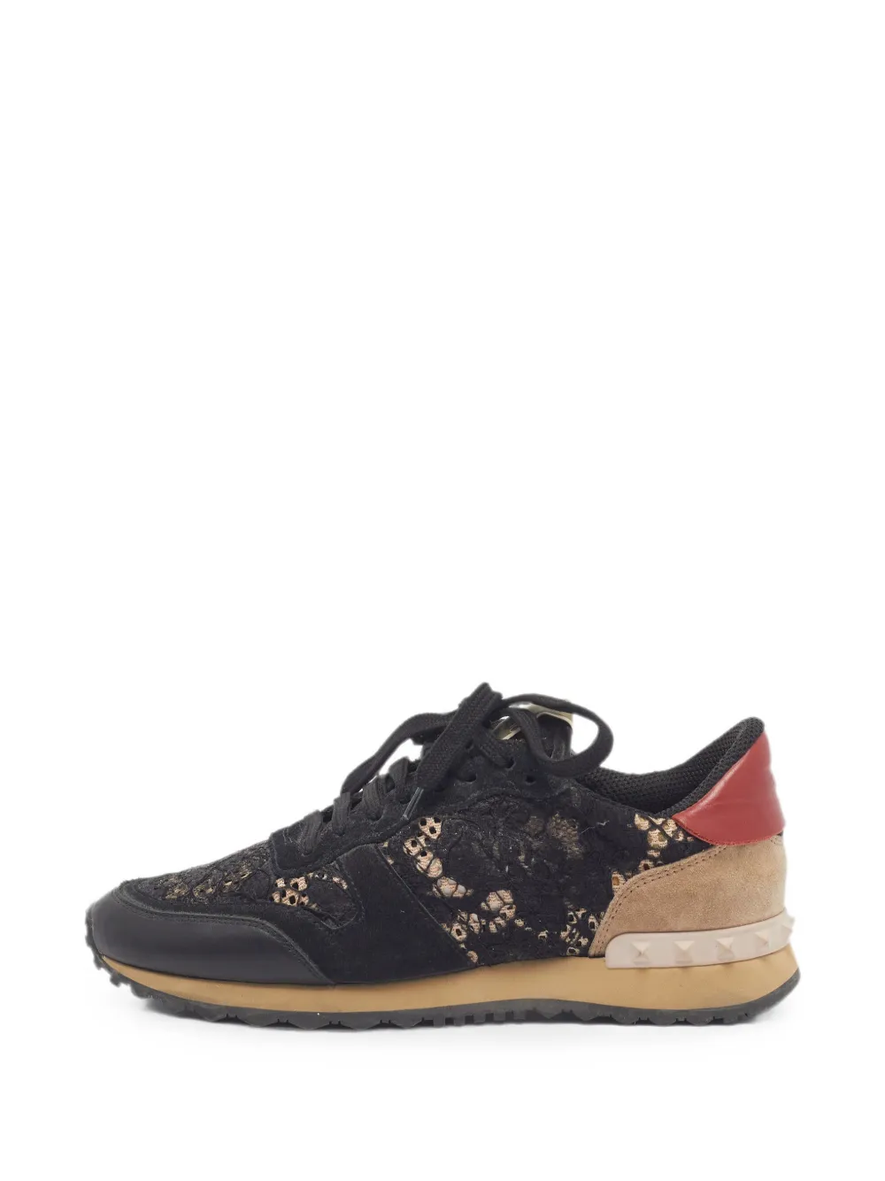 Valentino Garavani Pre-Owned Rockrunner lace-up sneakers - Nero