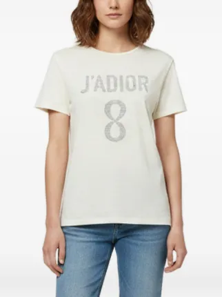 Christian Dior Pre-Owned J'Adior 8 graphic-print T-shirt