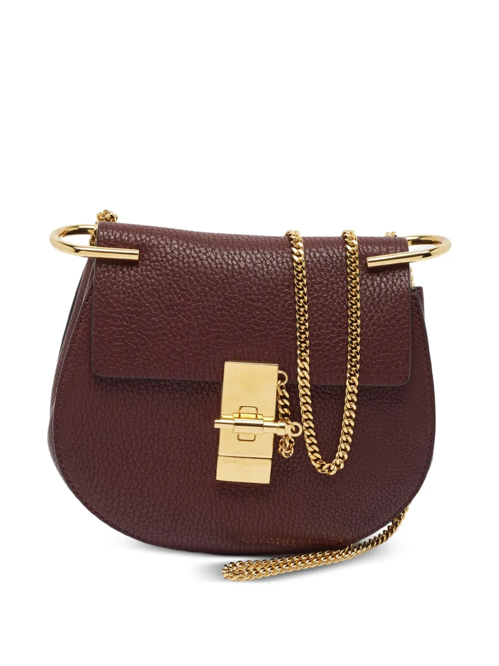 Chloé Pre-Owned Borsa a tracolla Drew piccola in pelle - Rosso