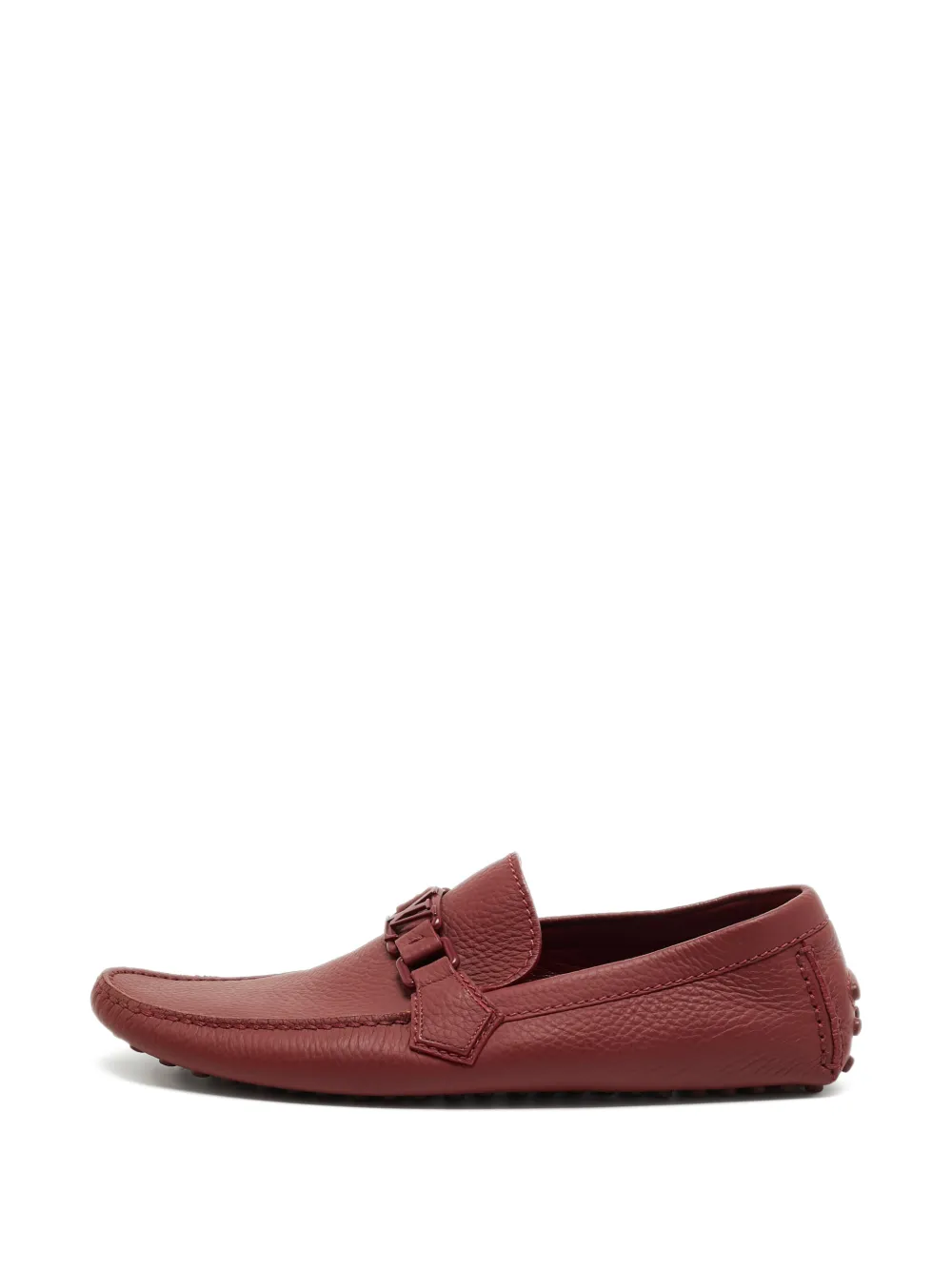 Louis Vuitton Pre-Owned Monte Carlo buckle loafers - Rot