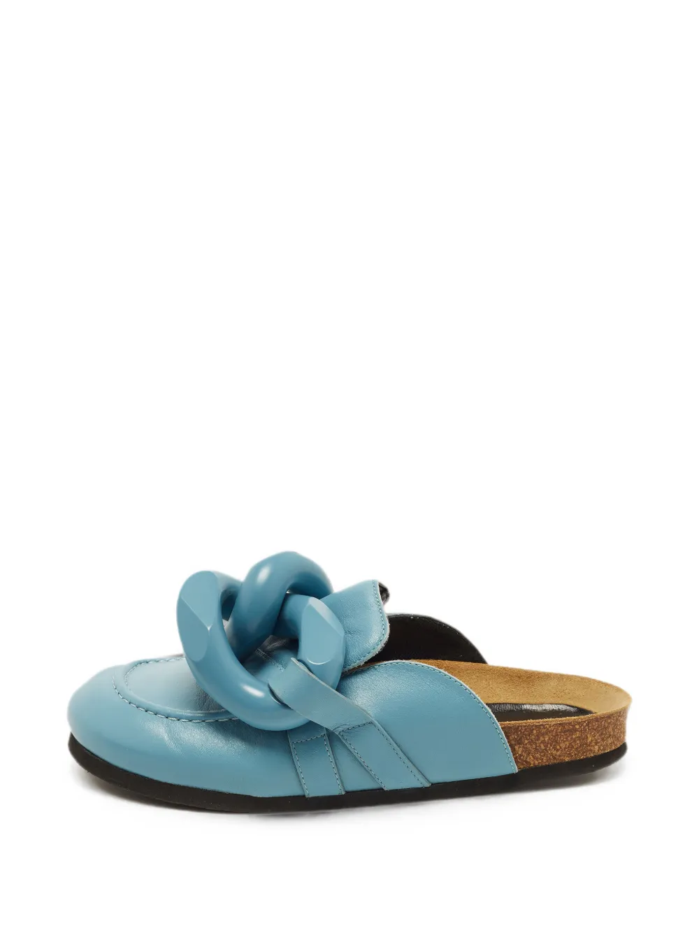 JW Anderson chain-link leather mules - Blau