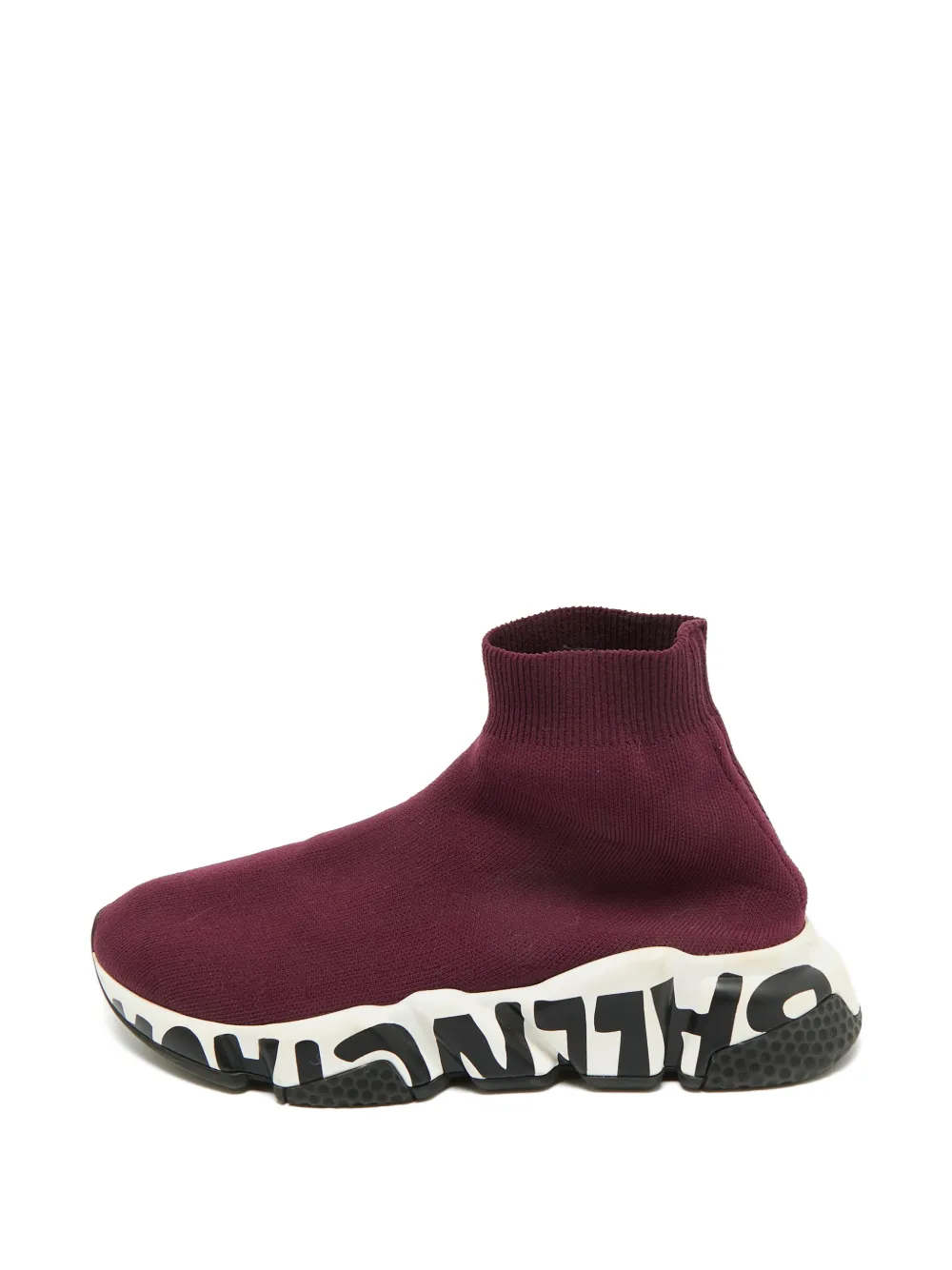Balenciaga Pre-Owned Speed Trainer graffiti-print sneakers - Rot