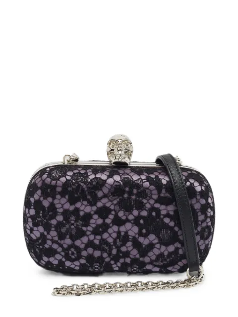 Alexander McQueen Pre-Owned Skull lace clutch bag