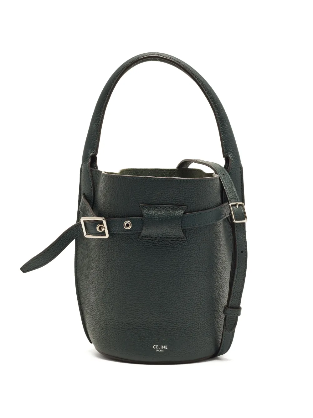 Celine Pre-Owned Big Bag belted bucket bag - Green