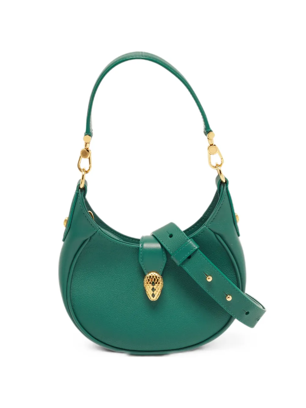 Bvlgari Pre-Owned Serpenti Ellipse leather mini bag - Verde