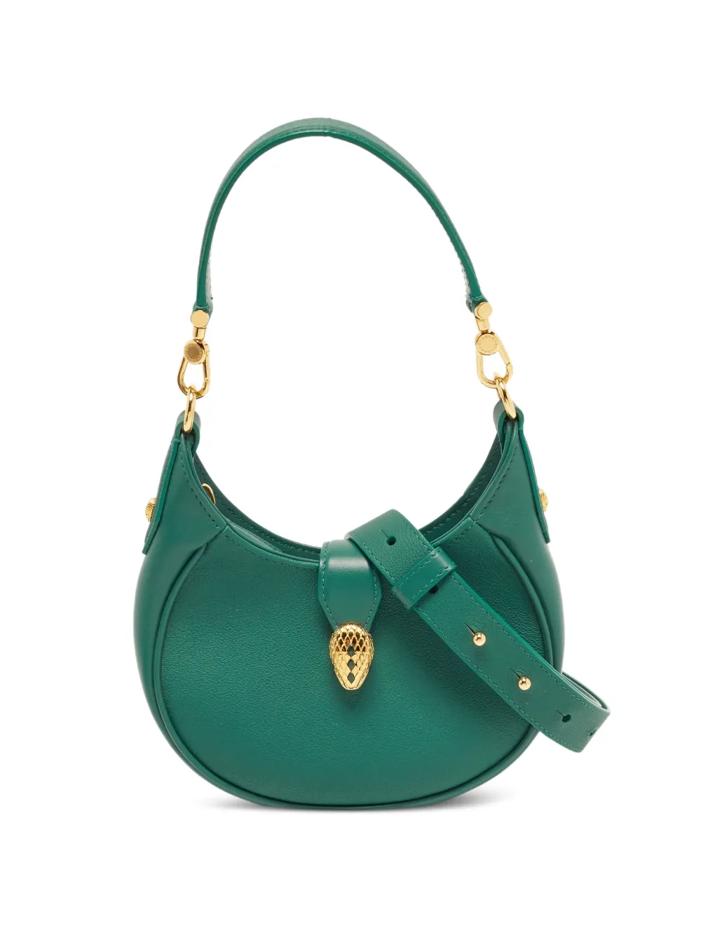 Bvlgari Pre-Owned Serpenti Ellipse leather mini bag - Verde