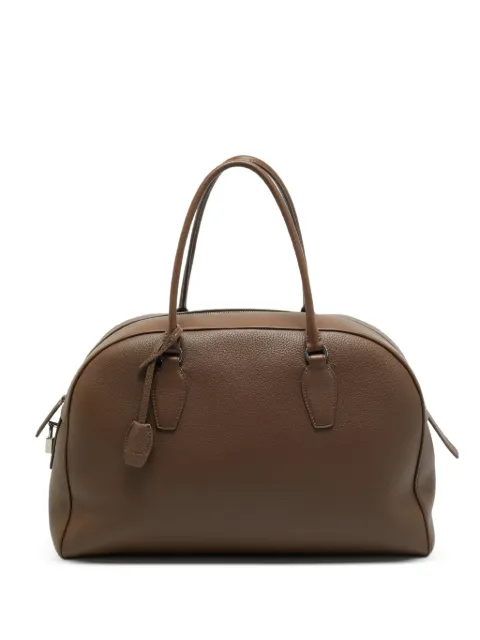 The Row Pre-Owned India grained-leather tote bag